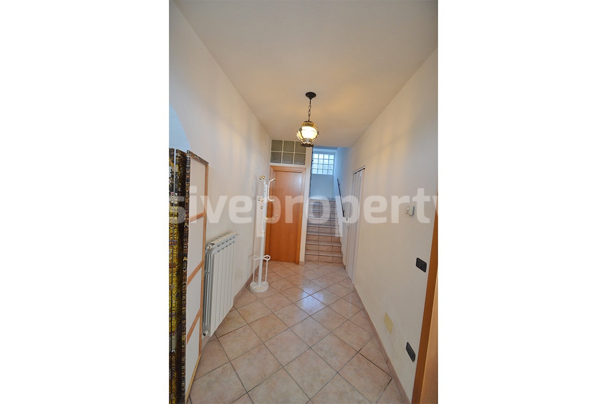 Spacious Habitable Semi-Detached House with Balcony and Hill Views for Sale in Abruzzo - Italy