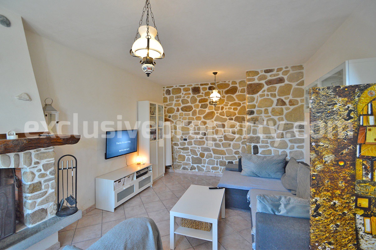 Spacious Habitable Semi-Detached House with Balcony and Hill Views for Sale in Abruzzo - Italy