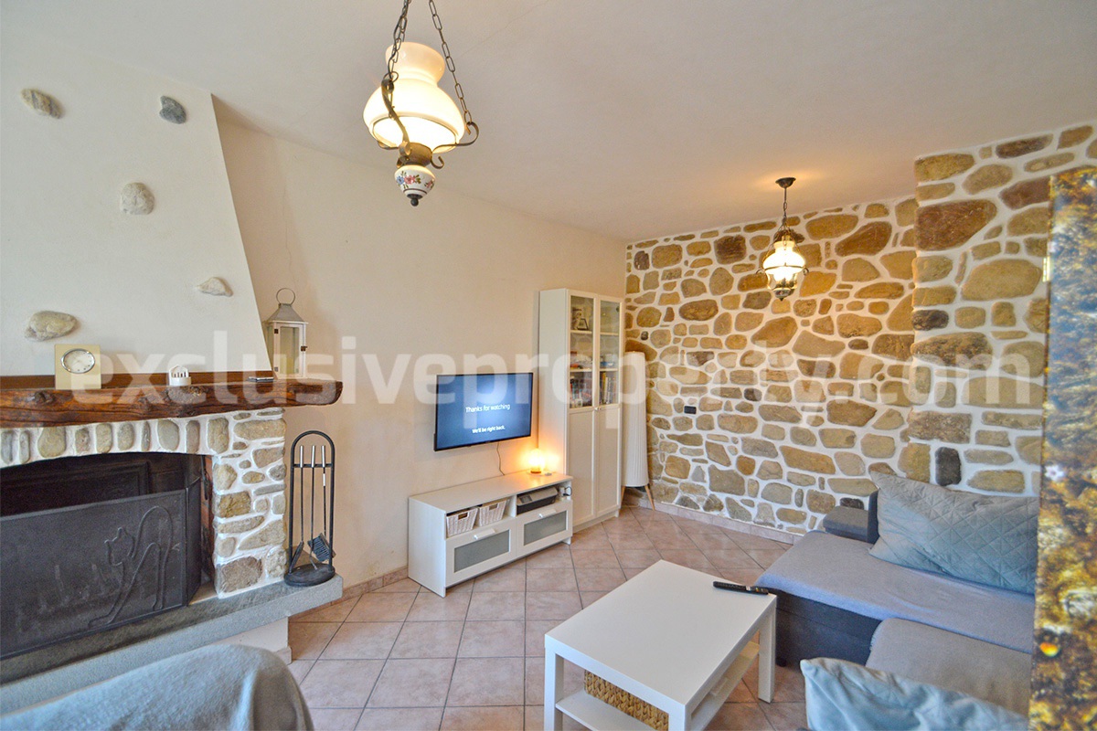 Spacious Habitable Semi-Detached House with Balcony and Hill Views for Sale in Abruzzo - Italy
