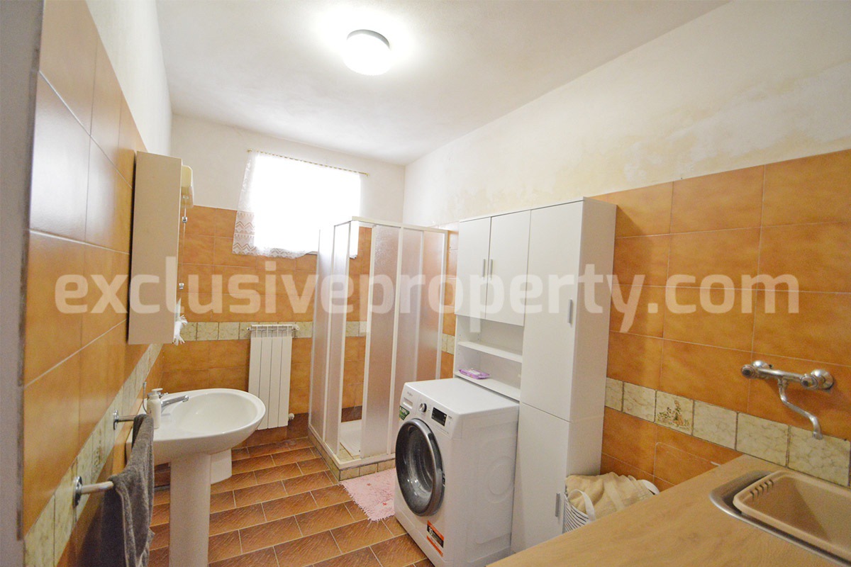 Spacious Habitable Semi-Detached House with Balcony and Hill Views for Sale in Abruzzo - Italy