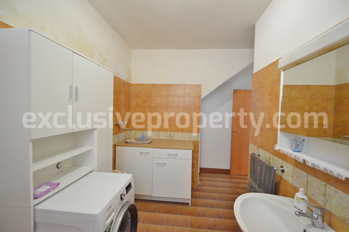 Spacious Habitable Semi-Detached House with Balcony and Hill Views for Sale in Abruzzo - Italy