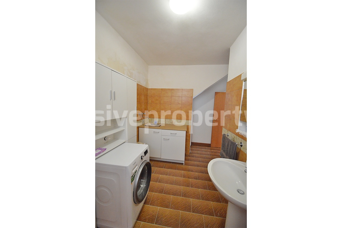 Spacious Habitable Semi-Detached House with Balcony and Hill Views for Sale in Abruzzo - Italy