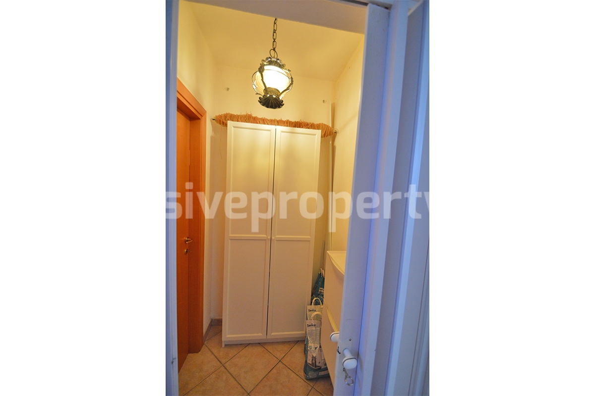 Spacious Habitable Semi-Detached House with Balcony and Hill Views for Sale in Abruzzo - Italy