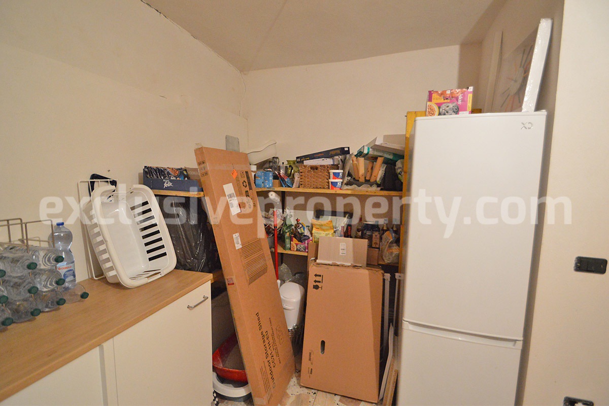 Spacious Habitable Semi-Detached House with Balcony and Hill Views for Sale in Abruzzo - Italy