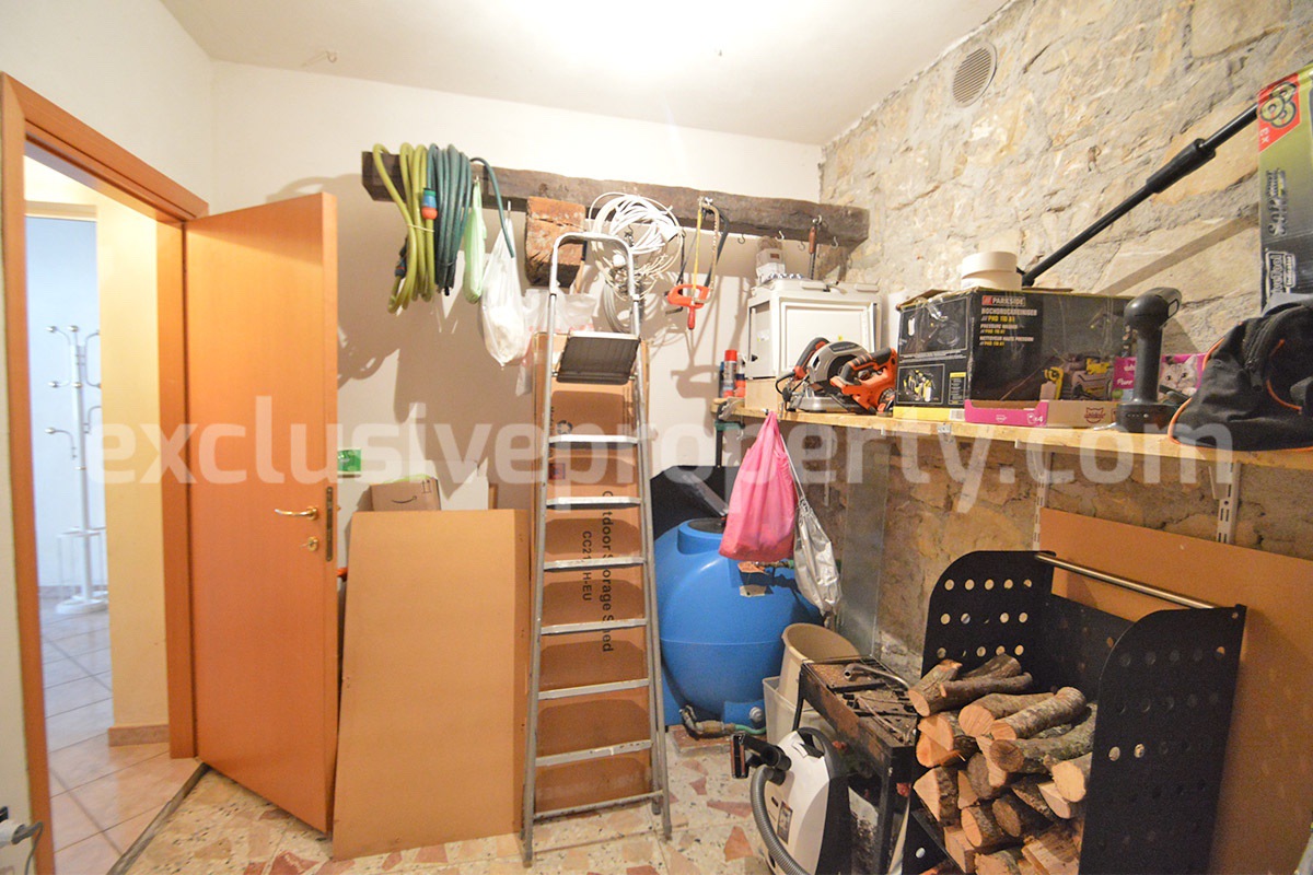 Spacious Habitable Semi-Detached House with Balcony and Hill Views for Sale in Abruzzo - Italy