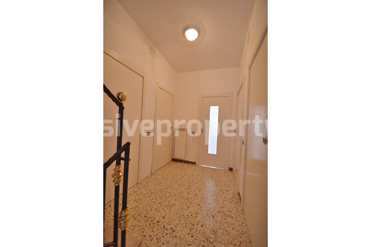 Spacious Habitable Semi-Detached House with Balcony and Hill Views for Sale in Abruzzo - Italy