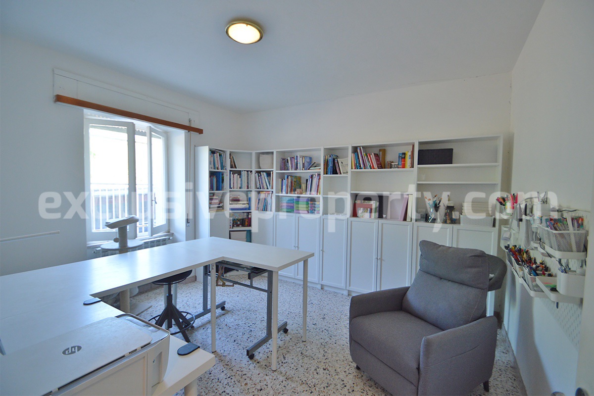 Spacious Habitable Semi-Detached House with Balcony and Hill Views for Sale in Abruzzo - Italy