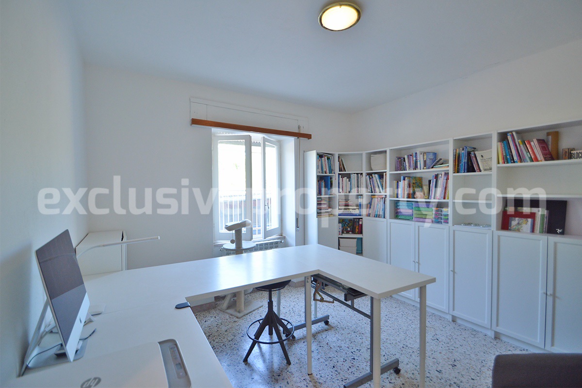 Spacious Habitable Semi-Detached House with Balcony and Hill Views for Sale in Abruzzo - Italy