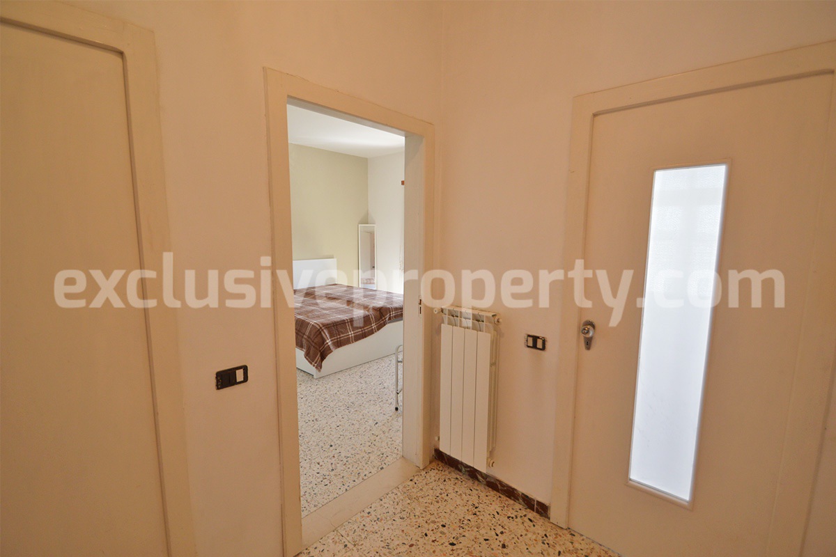 Spacious Habitable Semi-Detached House with Balcony and Hill Views for Sale in Abruzzo - Italy