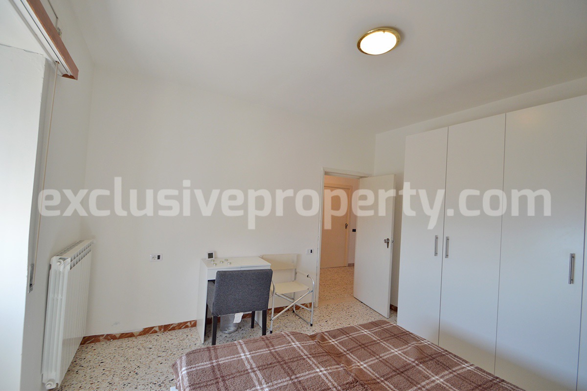 Spacious Habitable Semi-Detached House with Balcony and Hill Views for Sale in Abruzzo - Italy