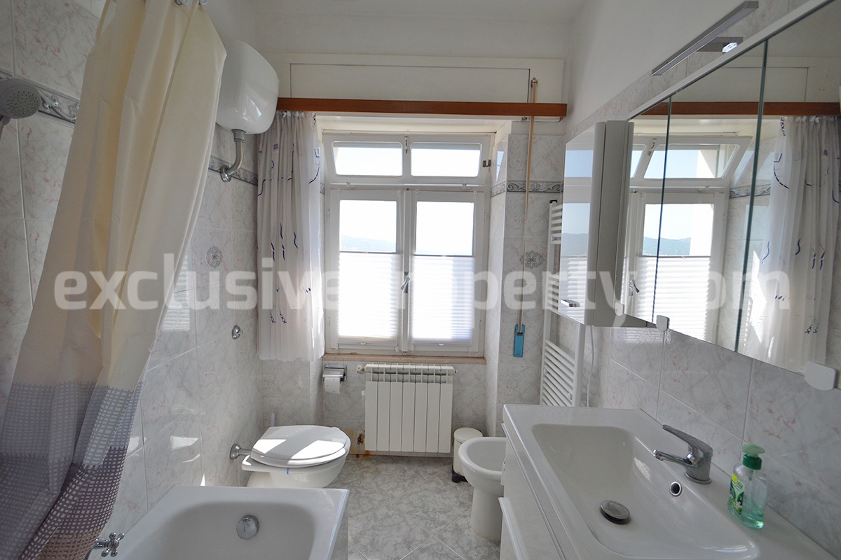 Spacious Habitable Semi-Detached House with Balcony and Hill Views for Sale in Abruzzo - Italy