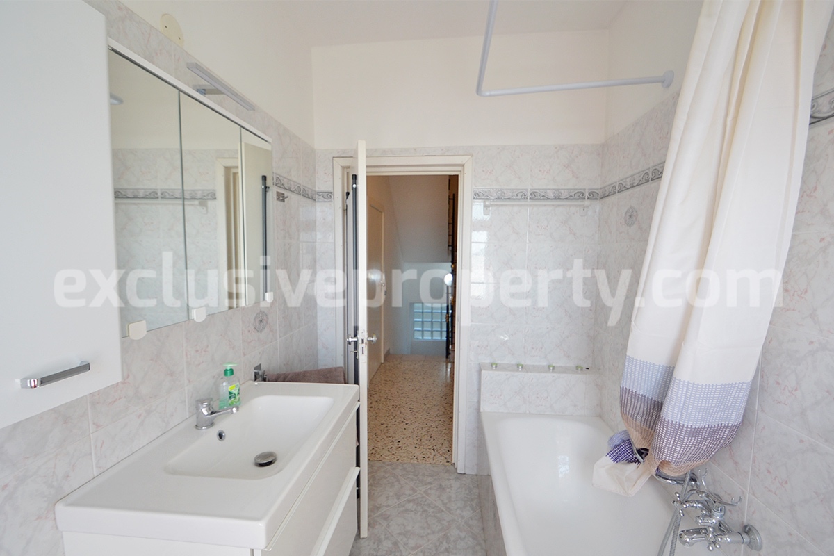 Spacious Habitable Semi-Detached House with Balcony and Hill Views for Sale in Abruzzo - Italy