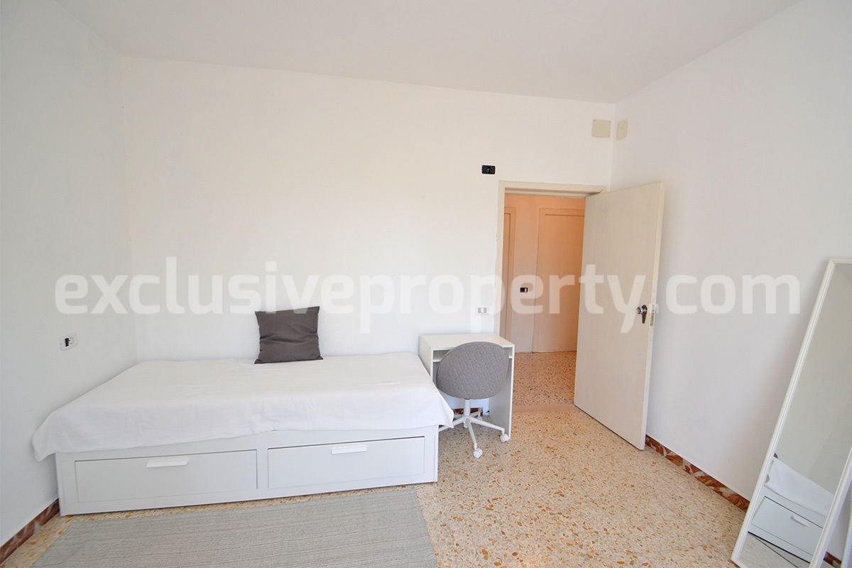 Spacious Habitable Semi-Detached House with Balcony and Hill Views for Sale in Abruzzo - Italy