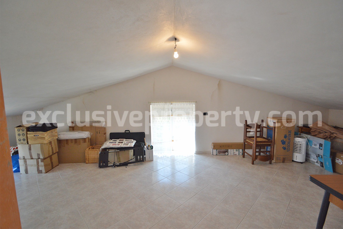 Spacious Habitable Semi-Detached House with Balcony and Hill Views for Sale in Abruzzo - Italy