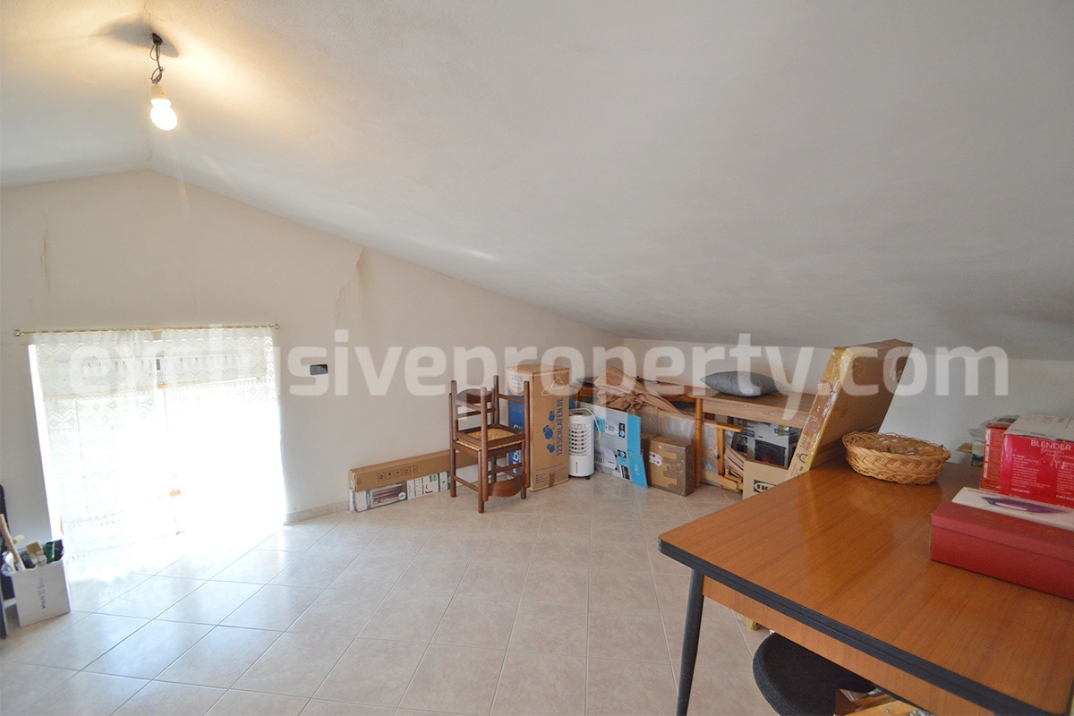 Spacious Habitable Semi-Detached House with Balcony and Hill Views for Sale in Abruzzo - Italy