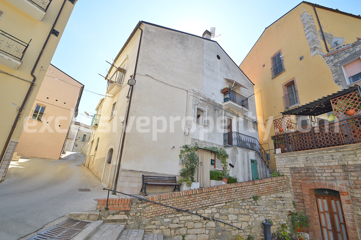 Spacious House with Balconies - Garage and Hill Views for Sale in Guardialfiera - Molise - Italy