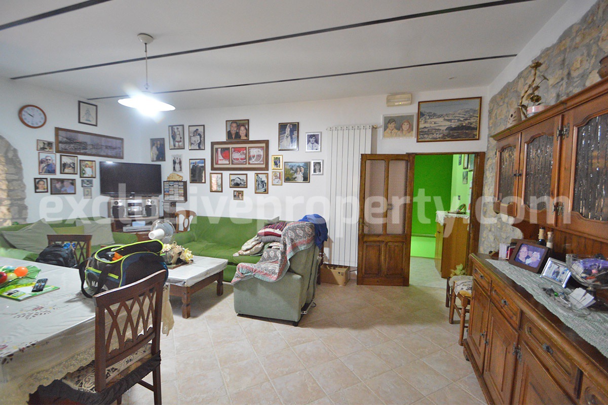 Spacious House with Balconies - Garage and Hill Views for Sale in Guardialfiera - Molise - Italy