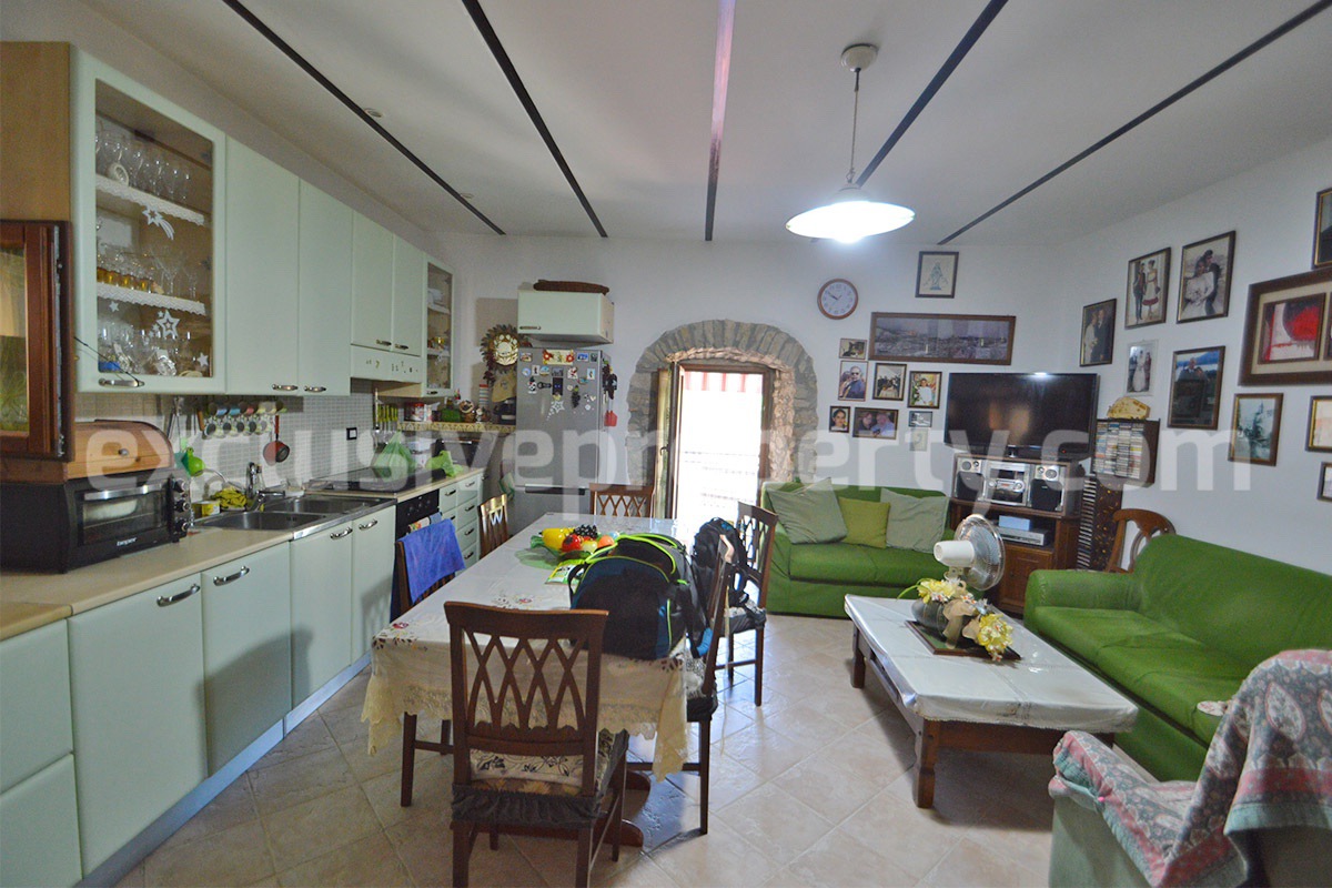 Spacious House with Balconies - Garage and Hill Views for Sale in Guardialfiera - Molise - Italy