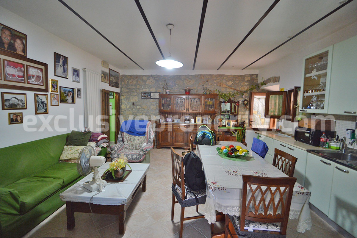 Spacious House with Balconies - Garage and Hill Views for Sale in Guardialfiera - Molise - Italy