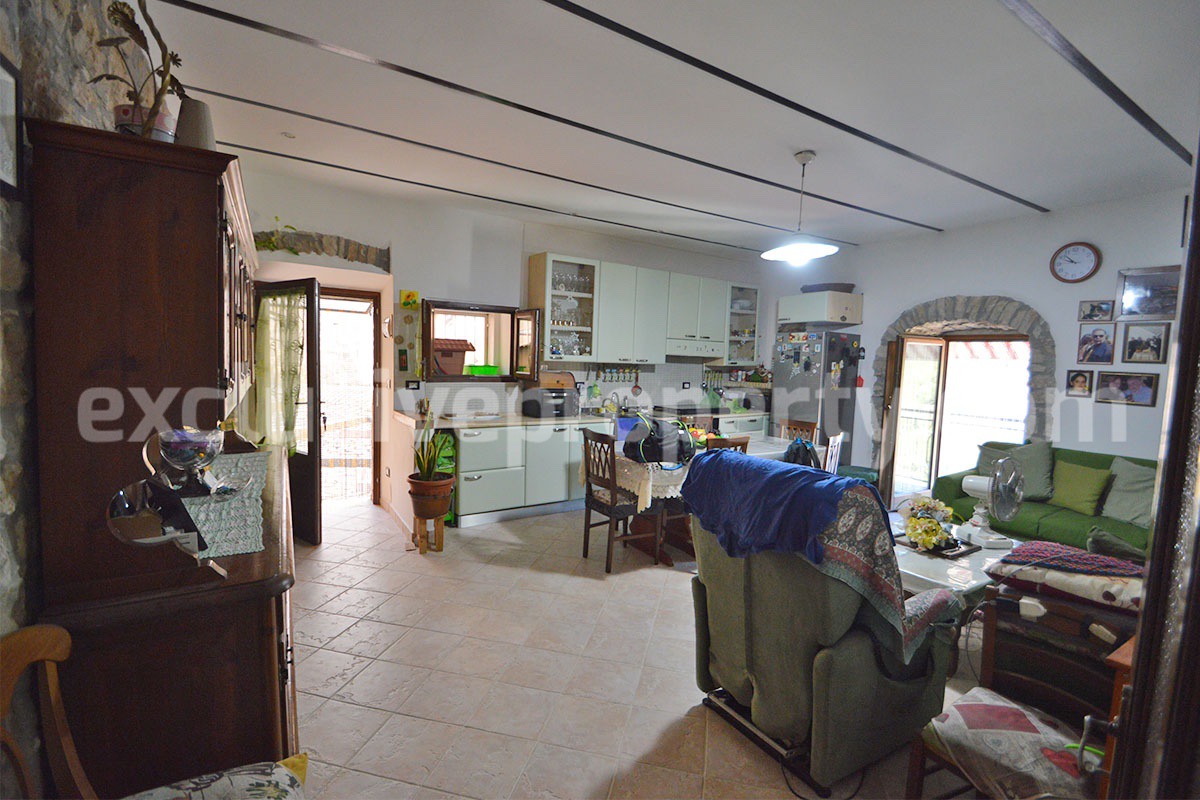 Spacious House with Balconies - Garage and Hill Views for Sale in Guardialfiera - Molise - Italy