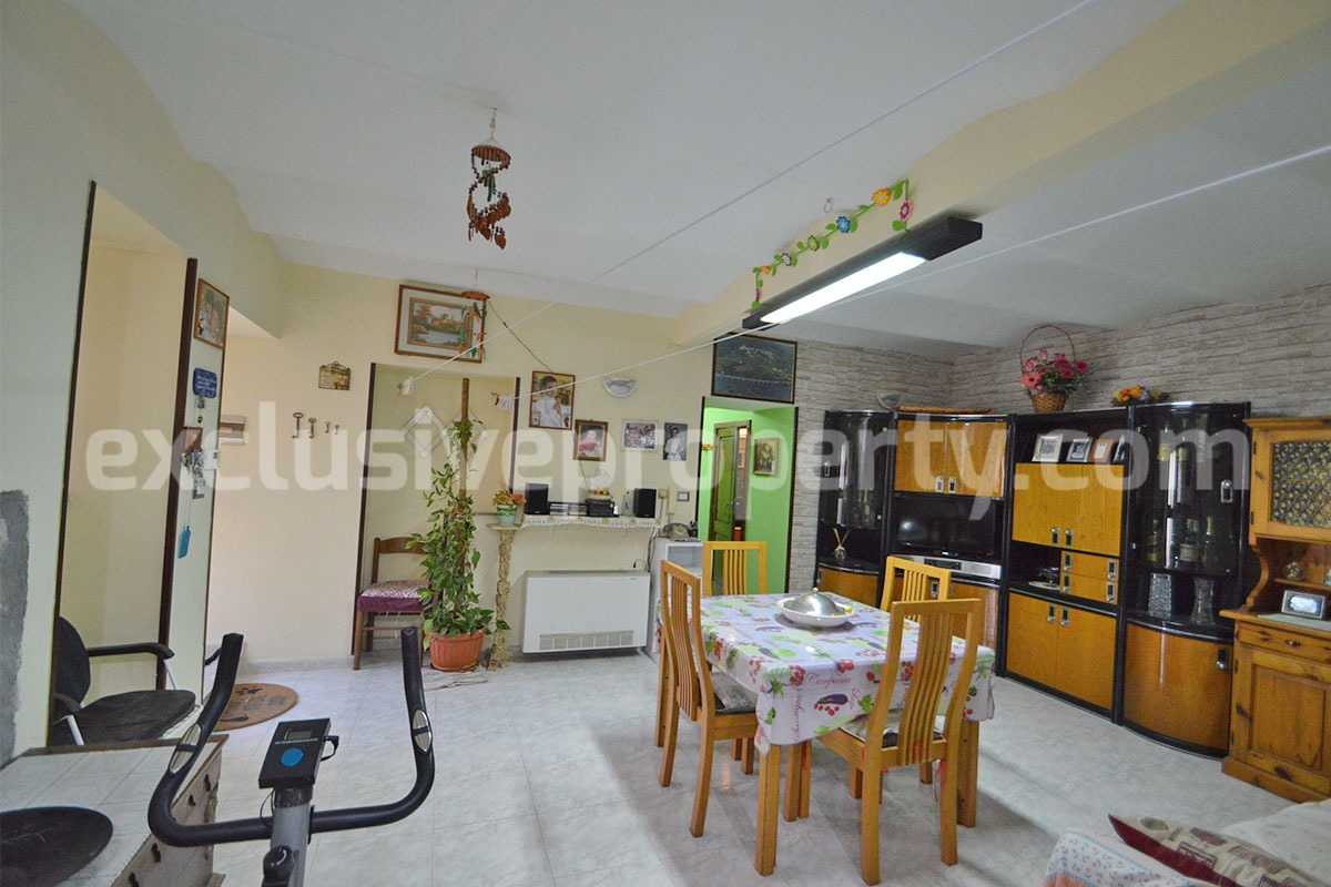 Spacious House with Balconies - Garage and Hill Views for Sale in Guardialfiera - Molise - Italy