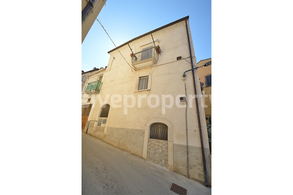Spacious House with Balconies - Garage and Hill Views for Sale in Guardialfiera - Molise - Italy