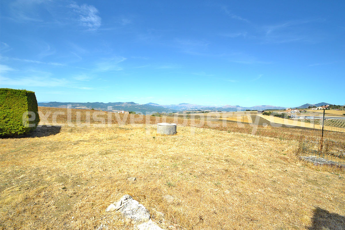 Habitable Country House with Nearly 2 Hectares of Flat Land - Garage and Attic for Sale in Molise - Italy