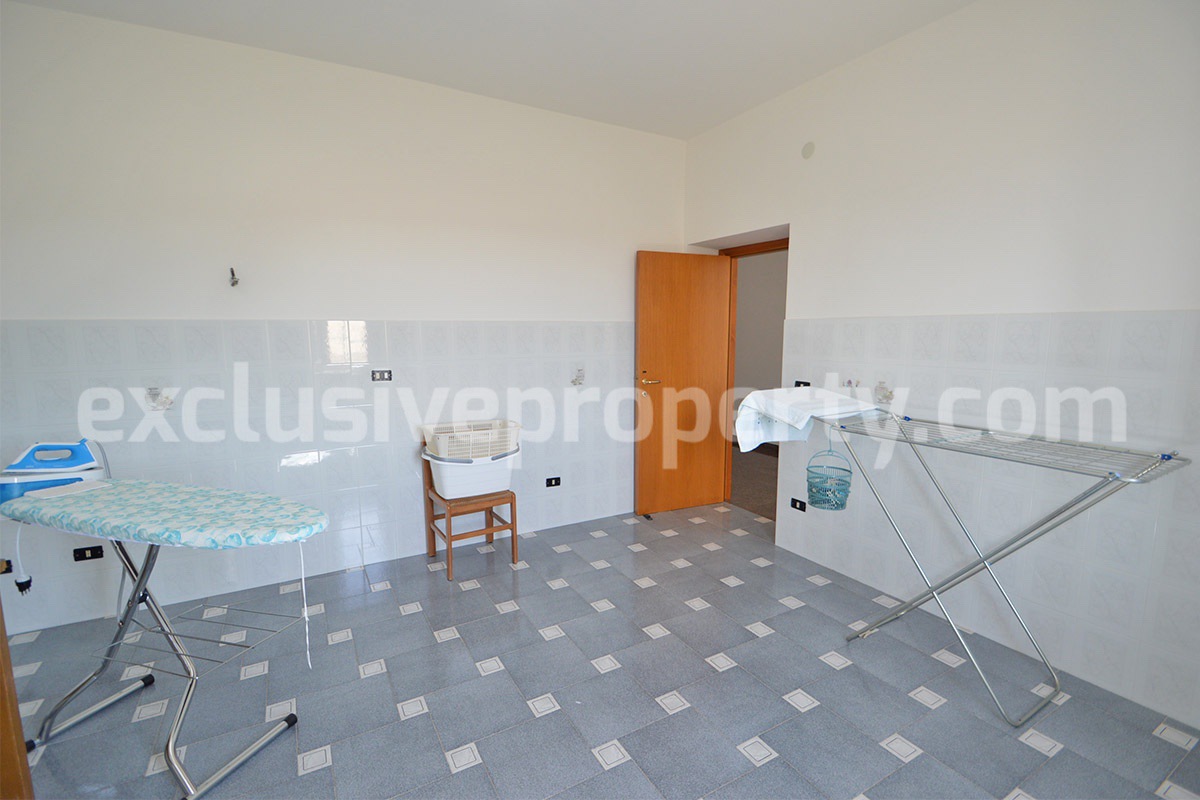 Habitable Country House with Nearly 2 Hectares of Flat Land - Garage and Attic for Sale in Molise - Italy