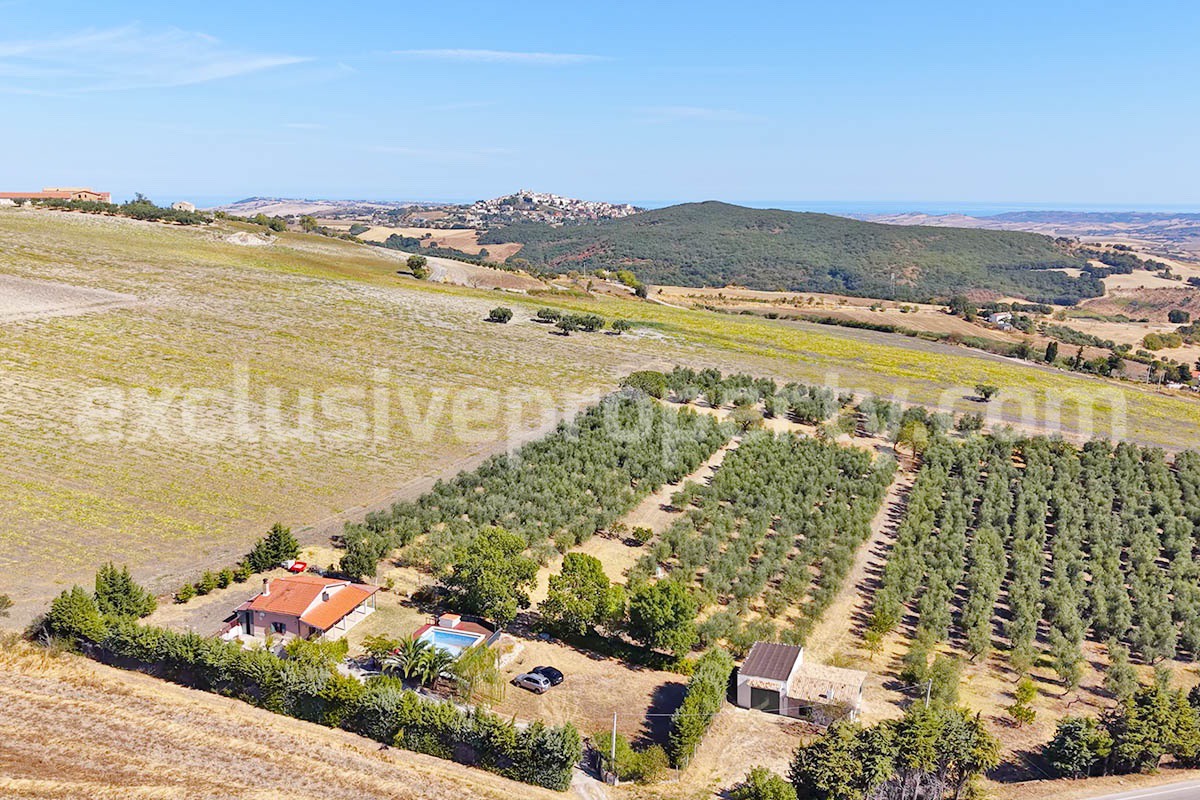 Country House with Pool and Olive Grove for Sale in Palata - Molise - Italy - Near Termoli