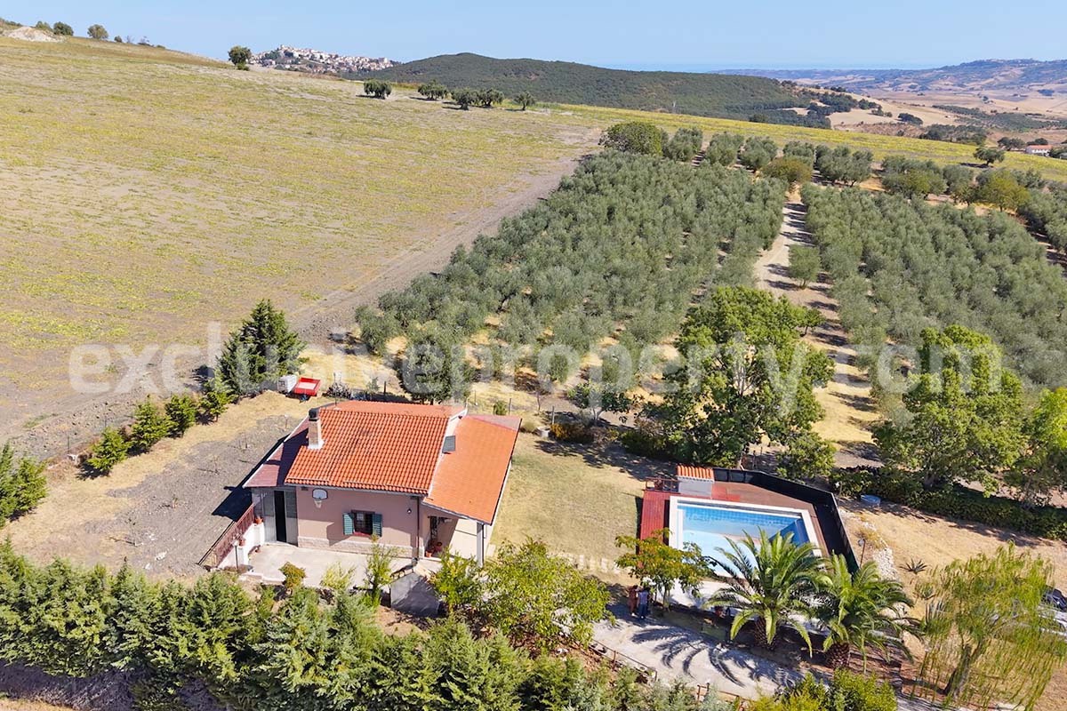 Country House with Pool and Olive Grove for Sale in Palata - Molise - Italy - Near Termoli