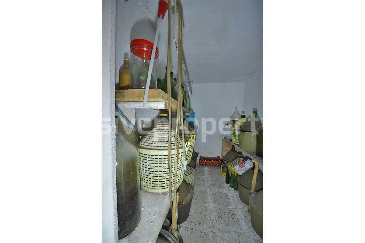 Country House with Olive Grove - Garage and Panoramic Terrace for Sale in Trivento - Molise - Italy