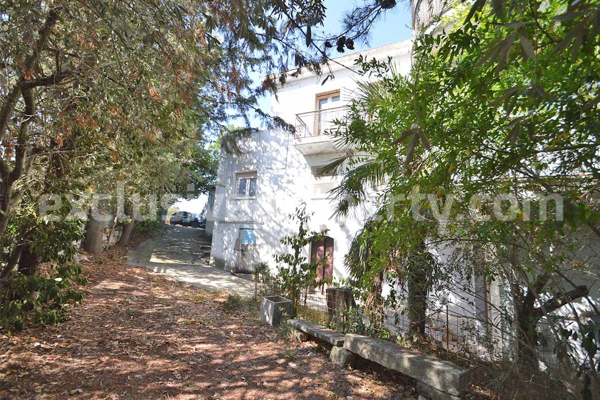 Country House with Olive Grove - Garage and Panoramic Terrace for Sale in Trivento - Molise - Italy