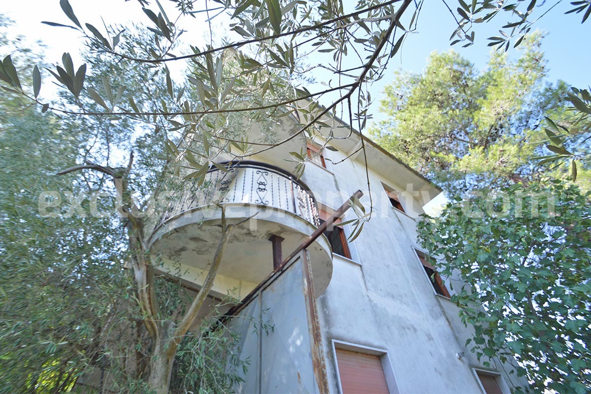 Country House with Olive Grove - Garage and Panoramic Terrace for Sale in Trivento - Molise - Italy