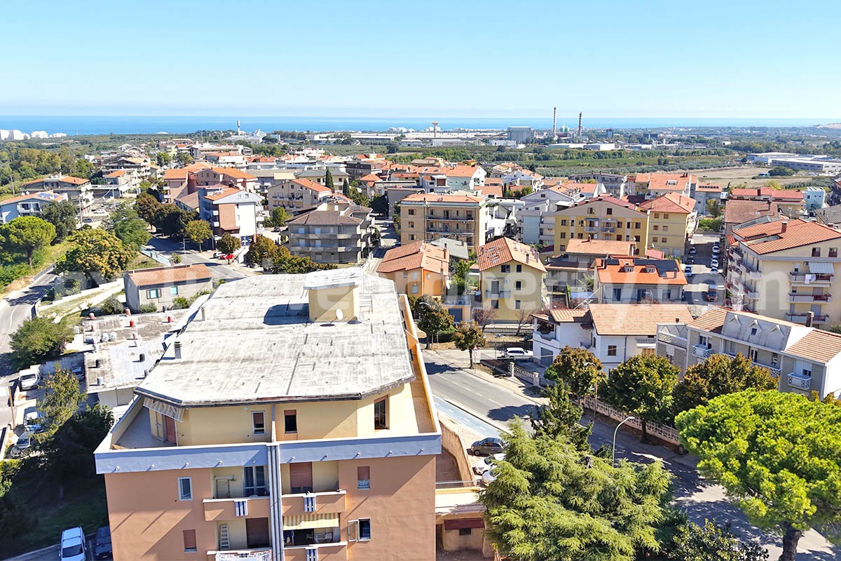 Sea View Apartment for Sale in San Salvo - Abruzzo - Large Balcony - Garage and Private Parking Near the Sea