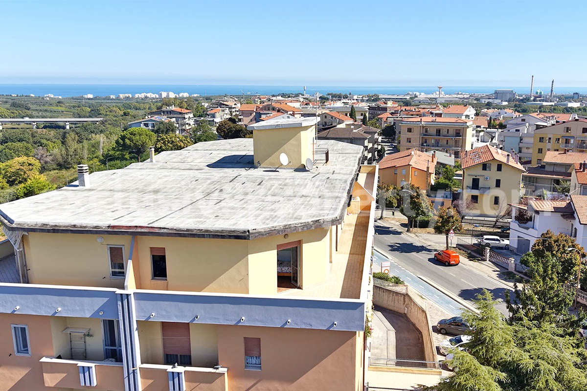 Sea View Apartment for Sale in San Salvo - Abruzzo - Large Balcony - Garage and Private Parking Near the Sea