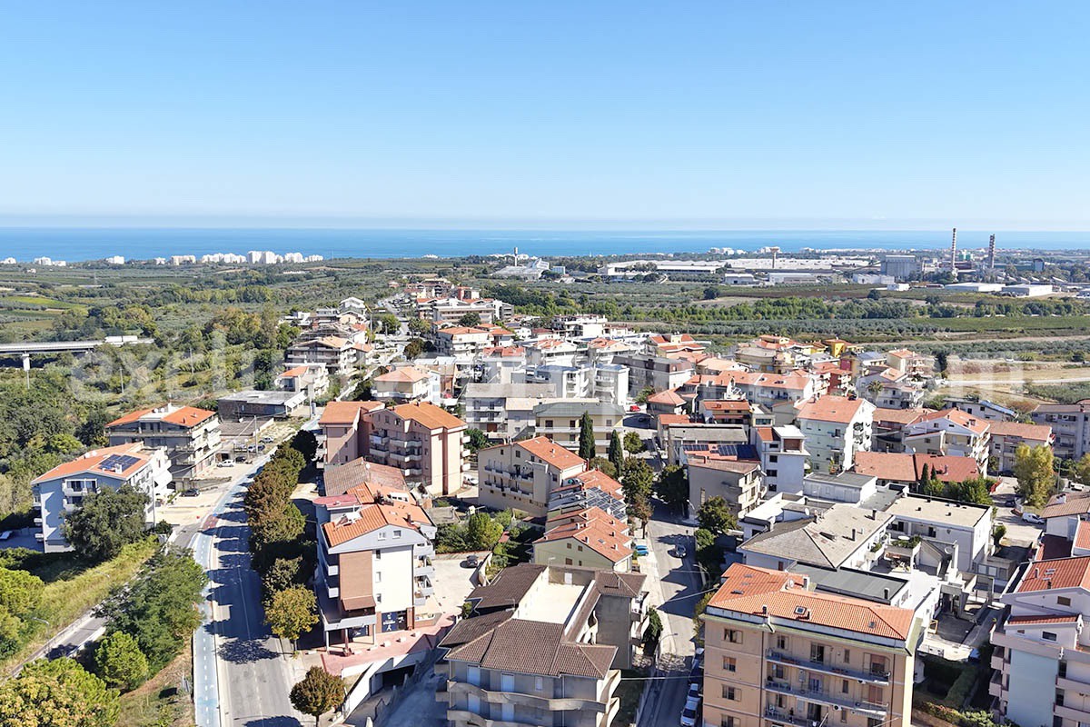 Sea View Apartment for Sale in San Salvo - Abruzzo - Large Balcony - Garage and Private Parking Near the Sea
