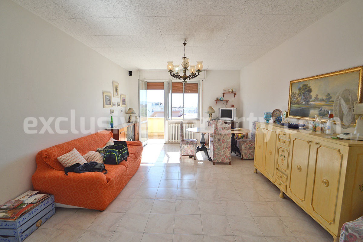 Sea View Apartment for Sale in San Salvo - Abruzzo - Large Balcony - Garage and Private Parking Near the Sea
