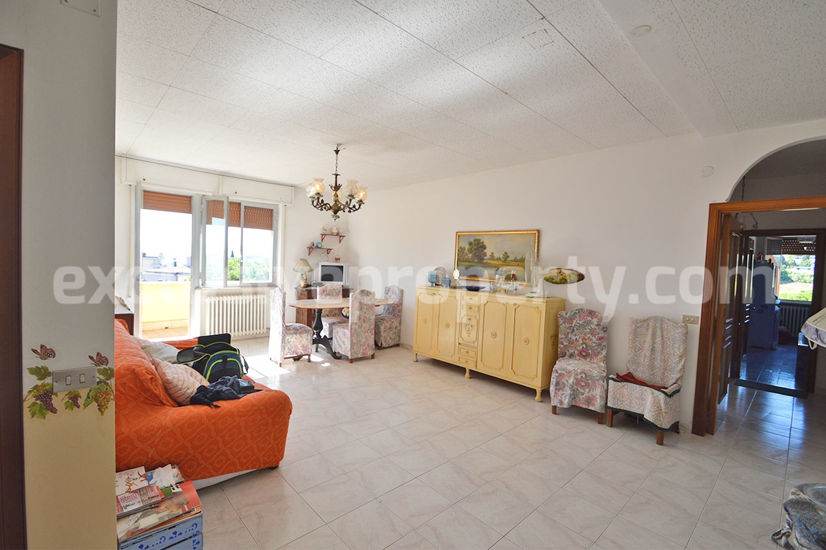 Sea View Apartment for Sale in San Salvo - Abruzzo - Large Balcony - Garage and Private Parking Near the Sea