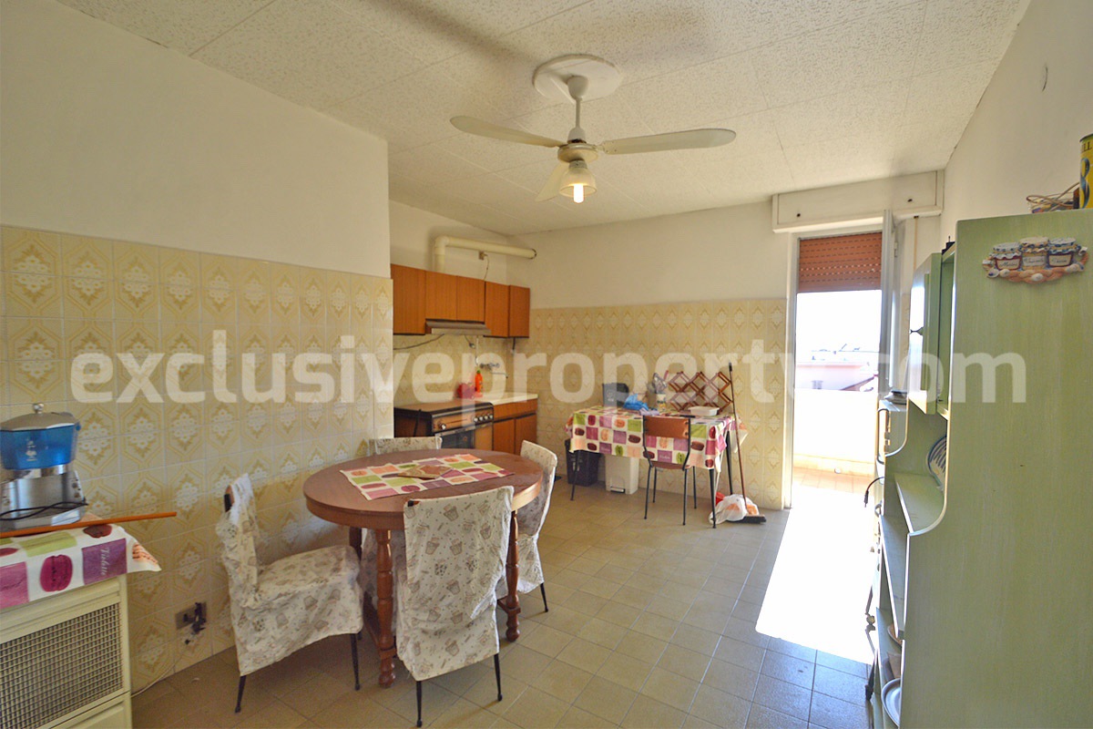 Sea View Apartment for Sale in San Salvo - Abruzzo - Large Balcony - Garage and Private Parking Near the Sea