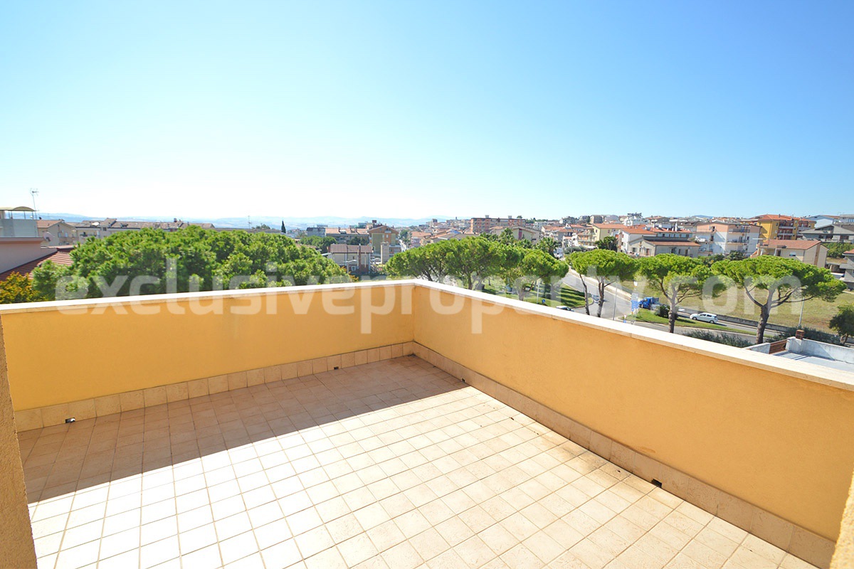 Sea View Apartment for Sale in San Salvo - Abruzzo - Large Balcony - Garage and Private Parking Near the Sea