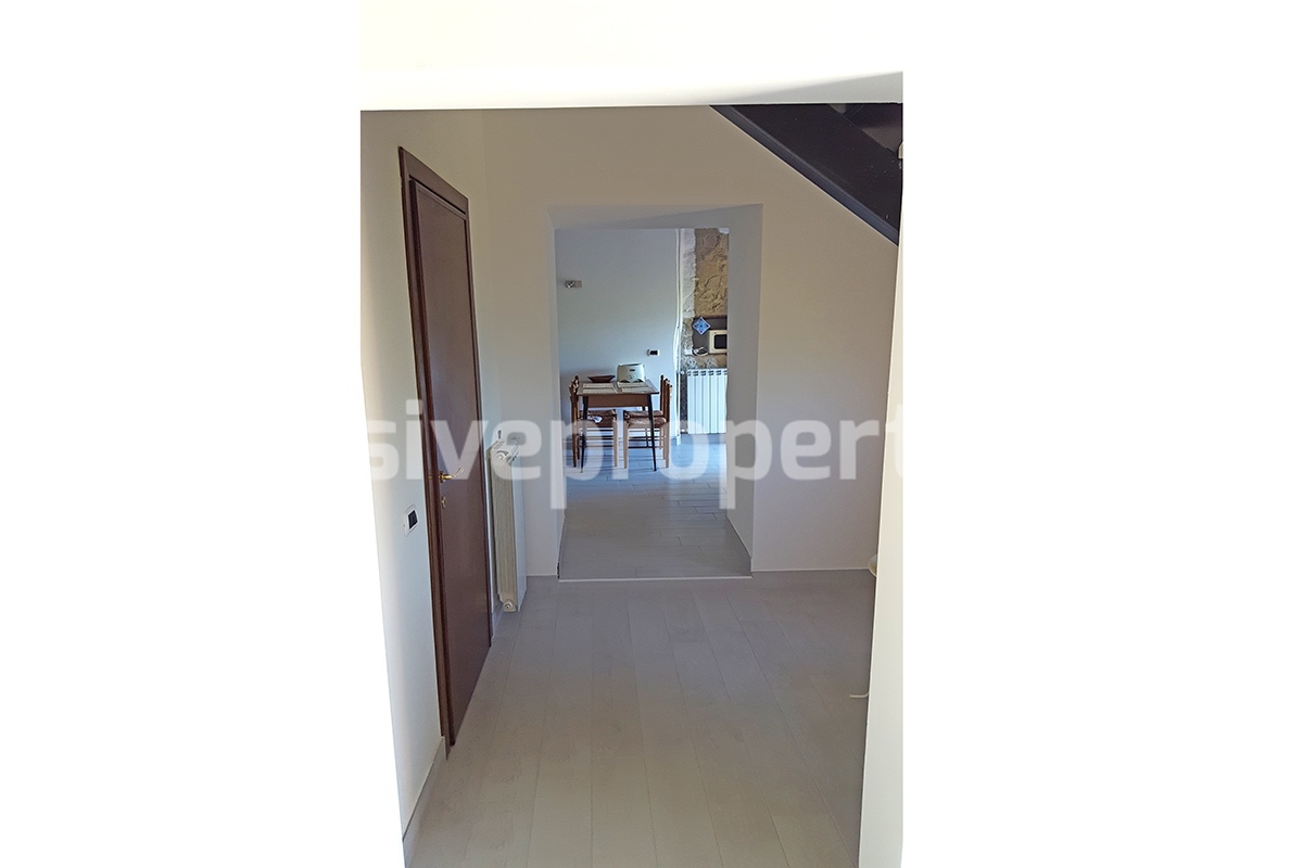 Renovated and furnished house with terrace for sale in Abruzzo - Italy
