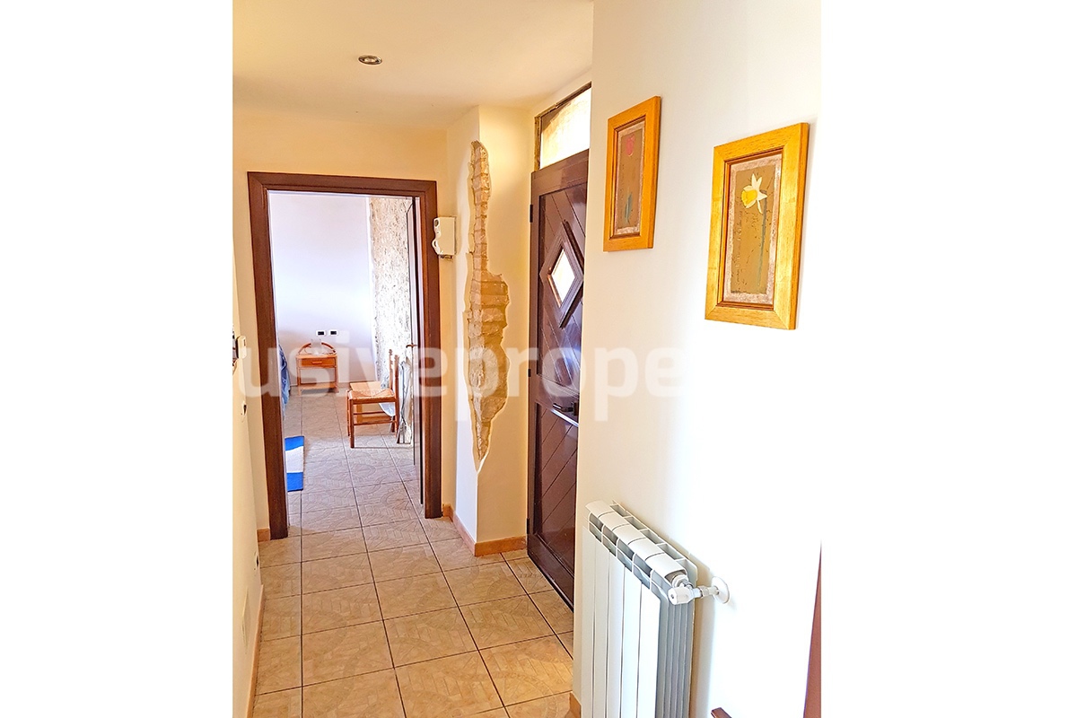 Renovated and furnished house with terrace for sale in Abruzzo - Italy