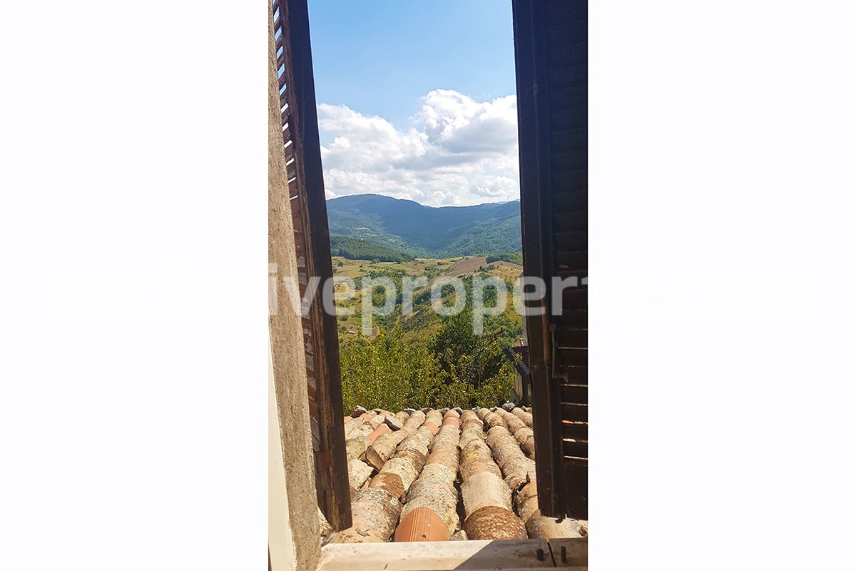 Typical Italian property with panoramic views for sale in Abruzzo 2