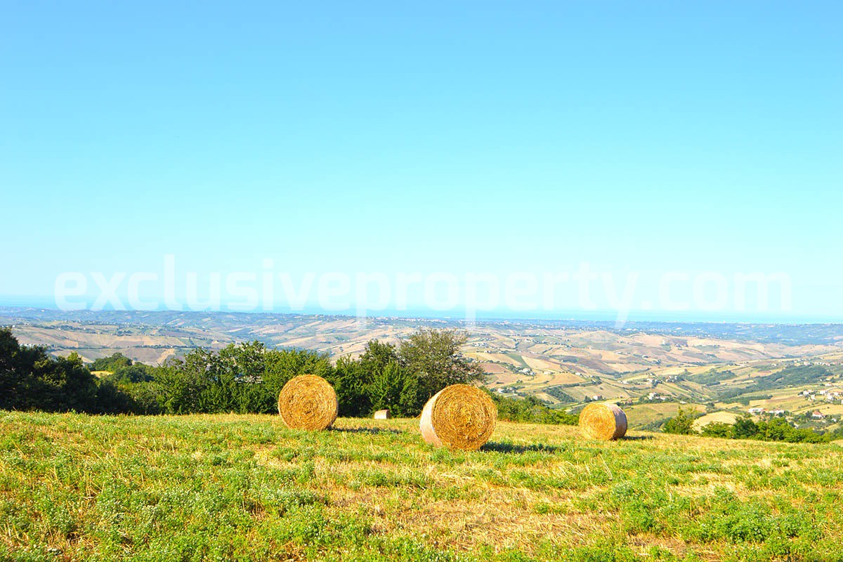 Ancient stone property with 6 hectares of land for sale in Abruzzo - Italy 3