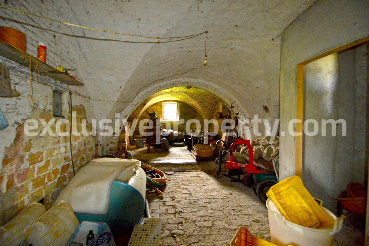 Spacious and ancient stone and brick house with land for sale in Abruzzo 7