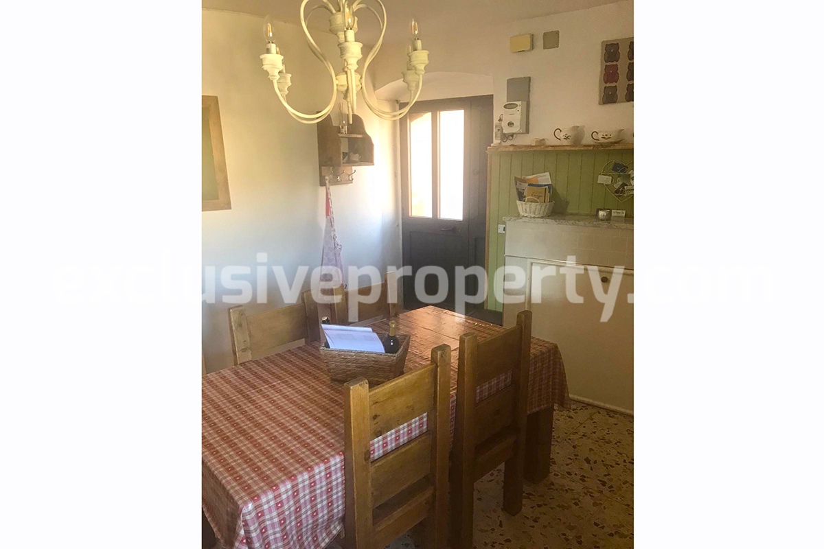 The house is on one floor with hilly view for sale in Italy 4