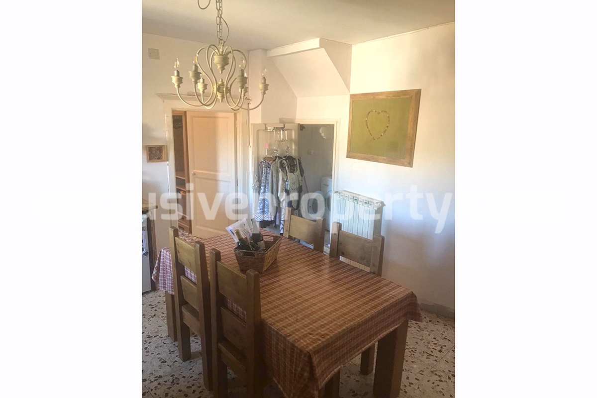 The house is on one floor with hilly view for sale in Italy 1