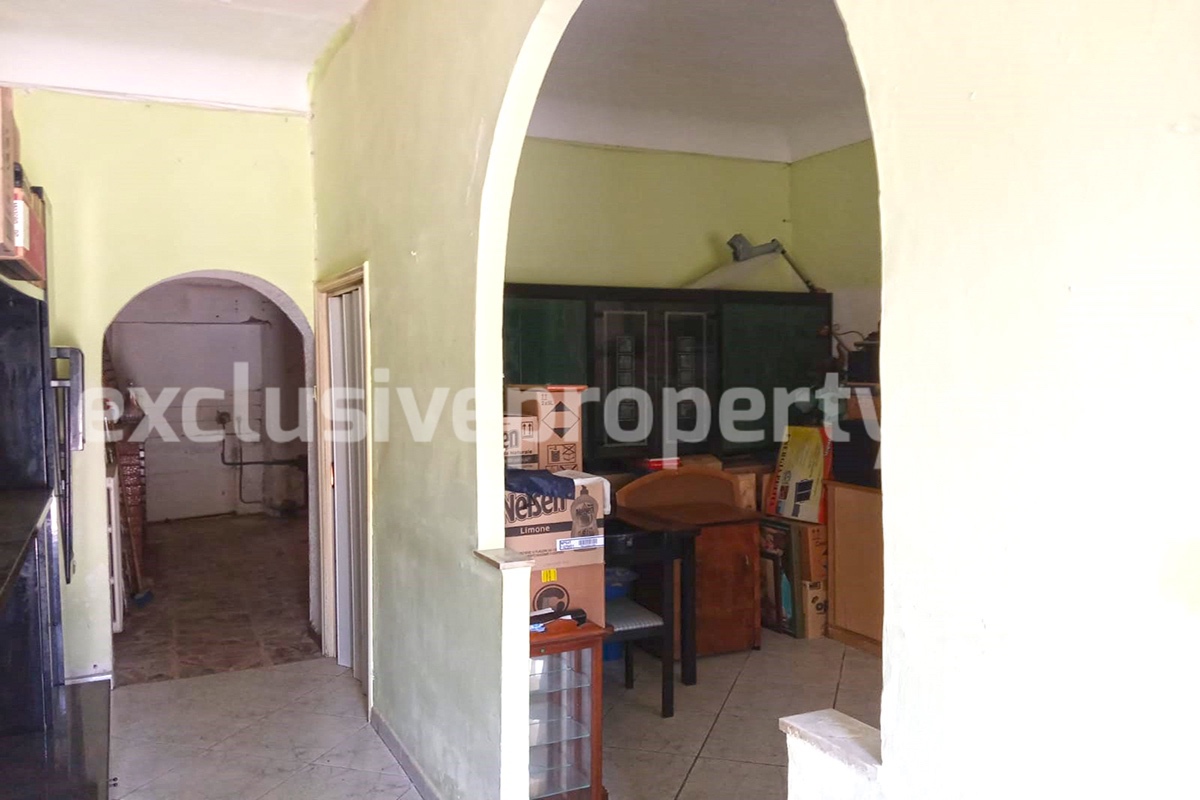 Low priced brick house with landscaped hills and sea for sale in Abruzzo 6