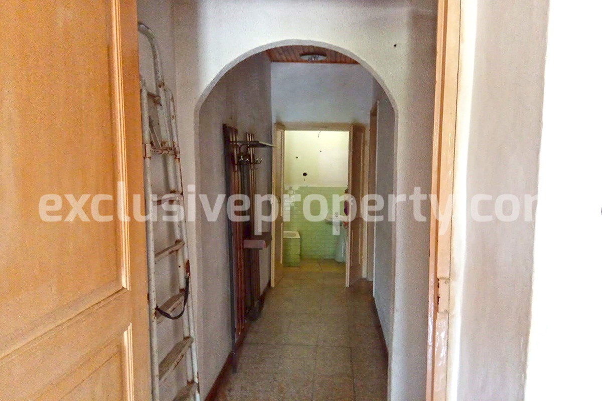 Low priced brick house with landscaped hills and sea for sale in Abruzzo 20
