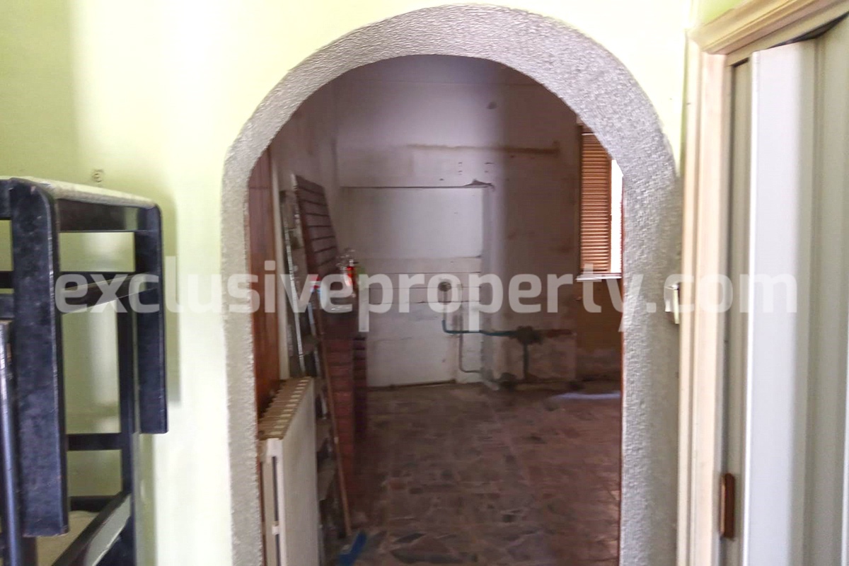 Low priced brick house with landscaped hills and sea for sale in Abruzzo 7